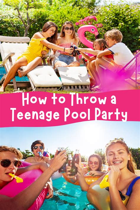 pool party teenager|How To Throw The Best Easy Pool Party For Teens .